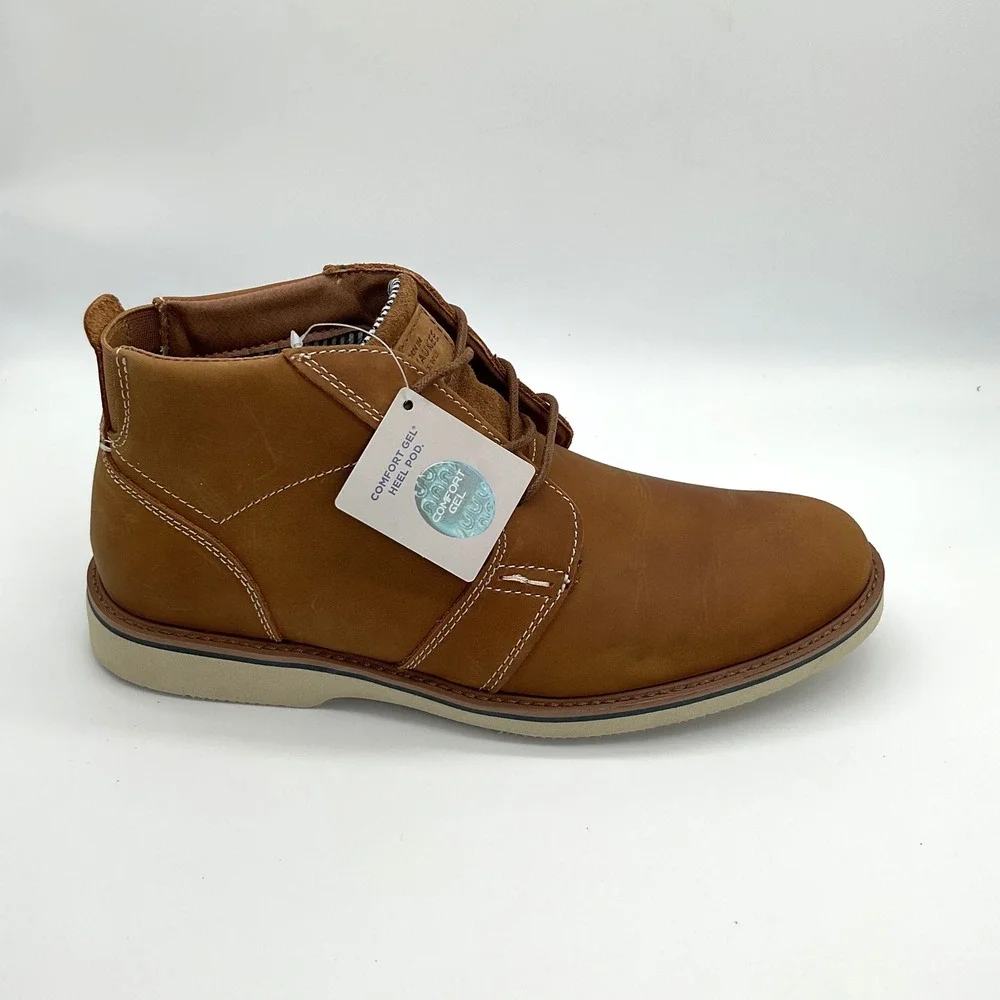 Nunn Bush Buchanan Mens Tan Brown Leather Chukka Boots 81098-239 Size 8M NEW